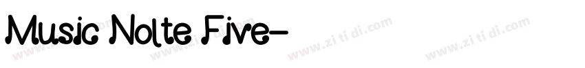 Music Note Five字体转换
